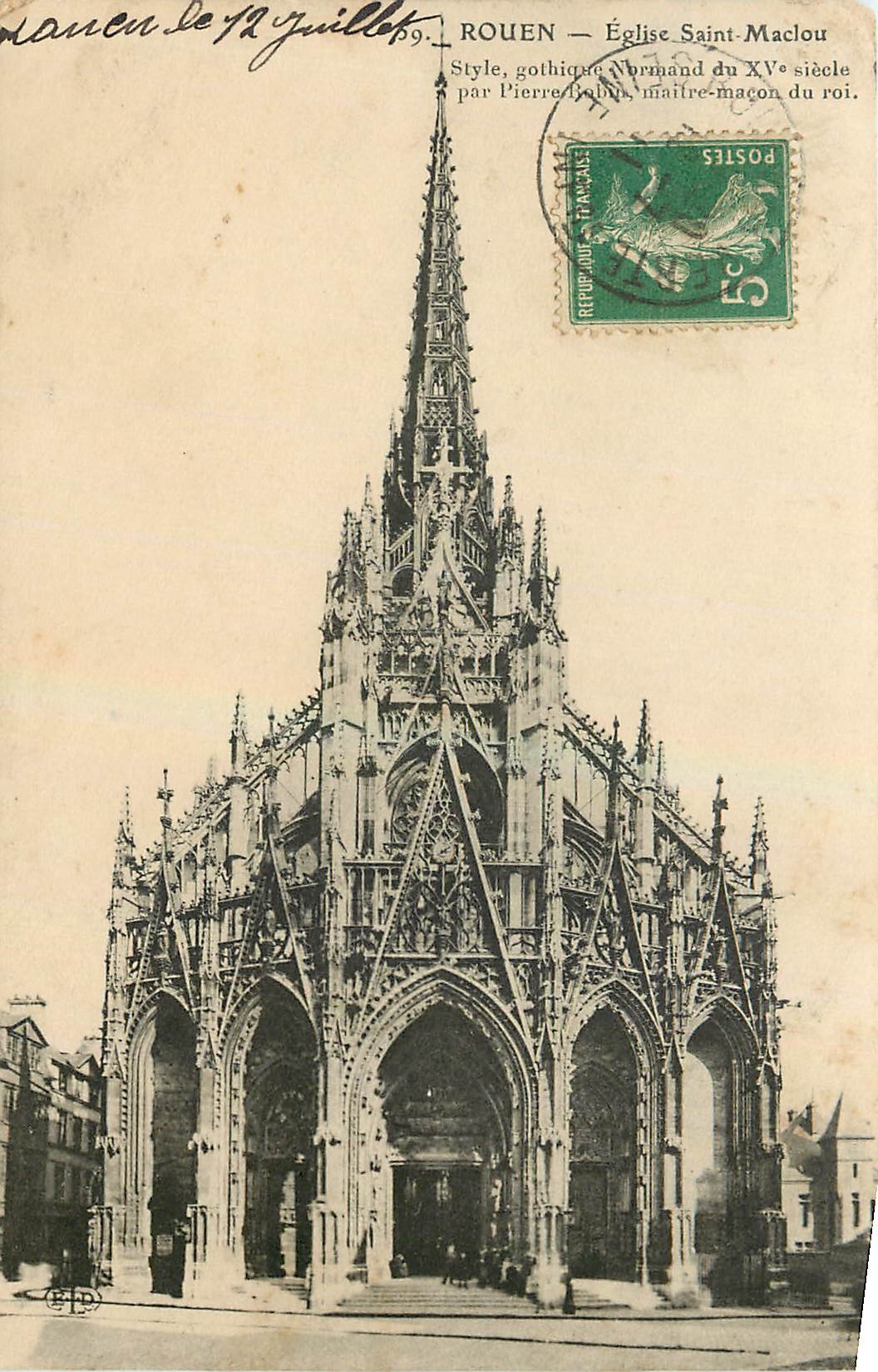 CPA Rouen Eglise Saint Maclou 
