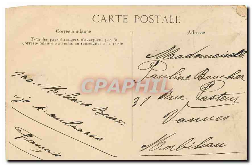 CPA Rouen Eglise Saint Maclou  — Verso