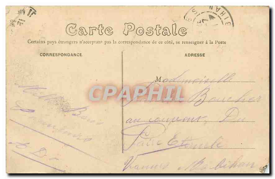 CPA Rennes Au Thabor Le Repos de Diane et la Voliere  — Rückseite