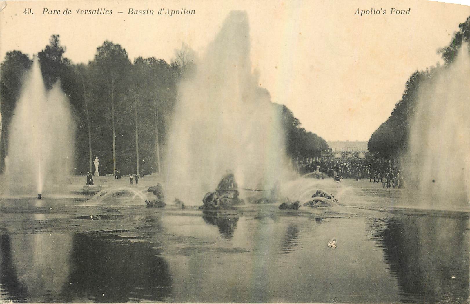 CPA Parc de Versailles Bassin d'Apollon 