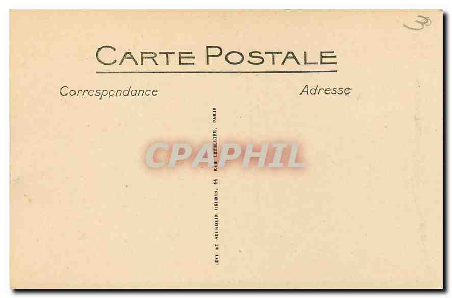 CPA Marseille Le Chateau d'If  — Verso