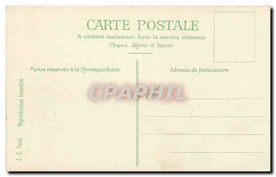 CPA Le Billet de Logement  — Rückseite