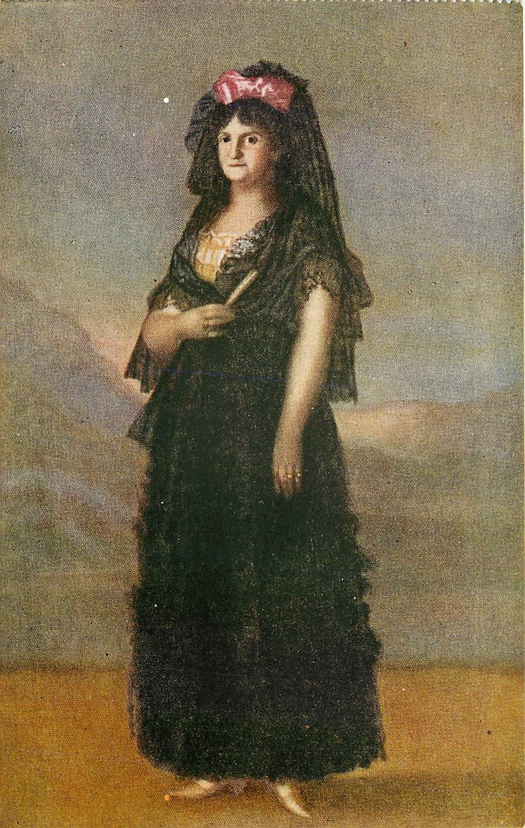 CPA Goya La Reina Maria Lusia Museo del Prado 