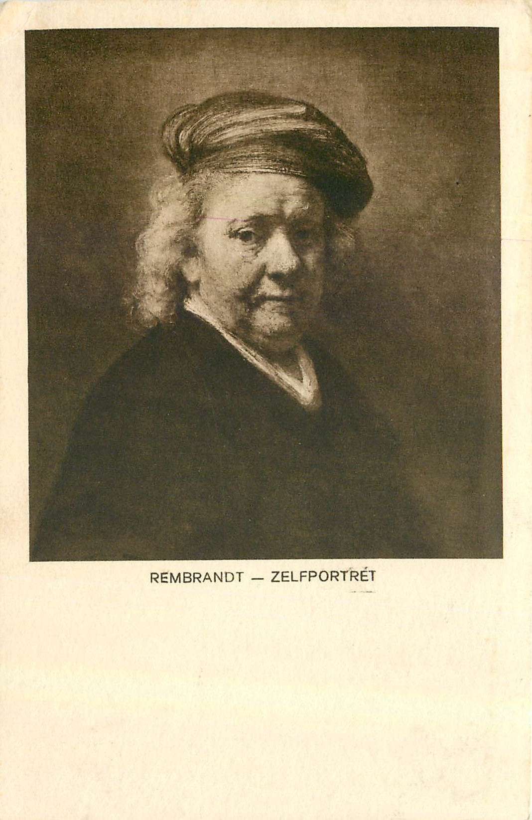 CPA Rembrandt Zelfrortret 