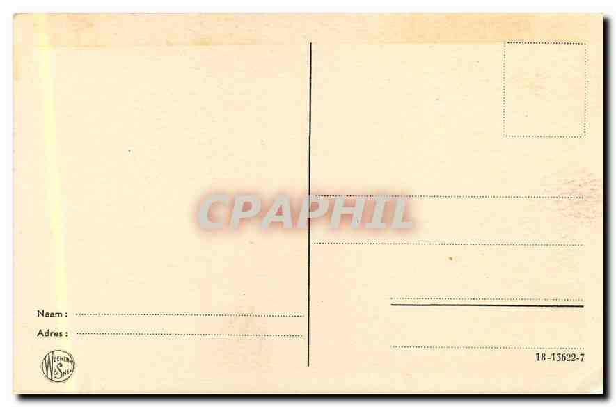 CPA Rembrandt Zelfrortret  — Verso