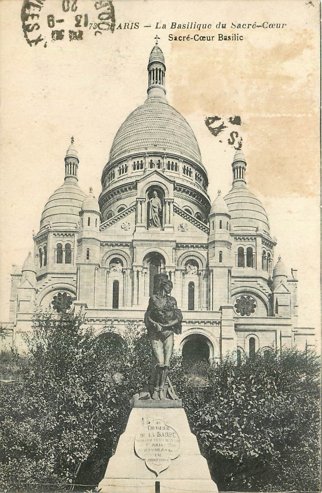 CPA Paris La Basilique du Sacre Coeur 