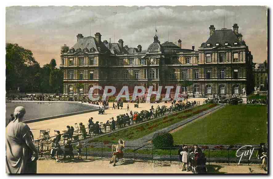 CPM Paris et ses Merveilles Jardin et palais du Luxembourg 