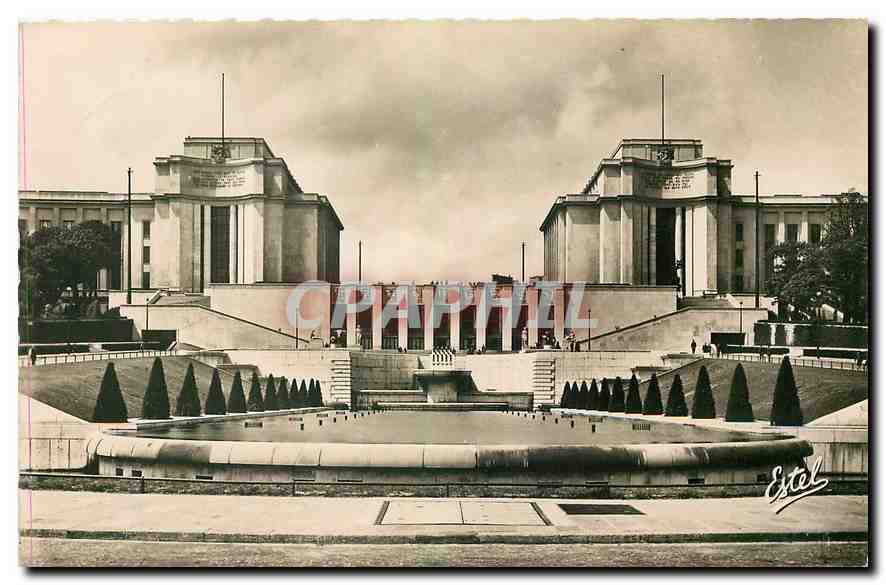 CPA Paris Le Palais de Chaillot Palace of Chaillot 