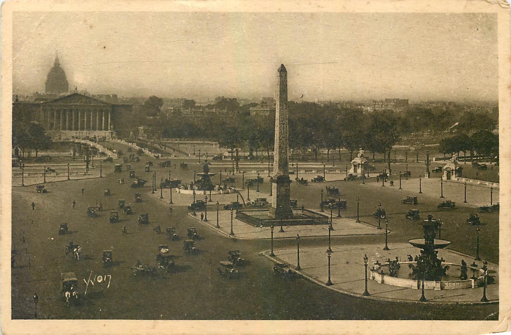 CPA Paris La Place de la Concorde 