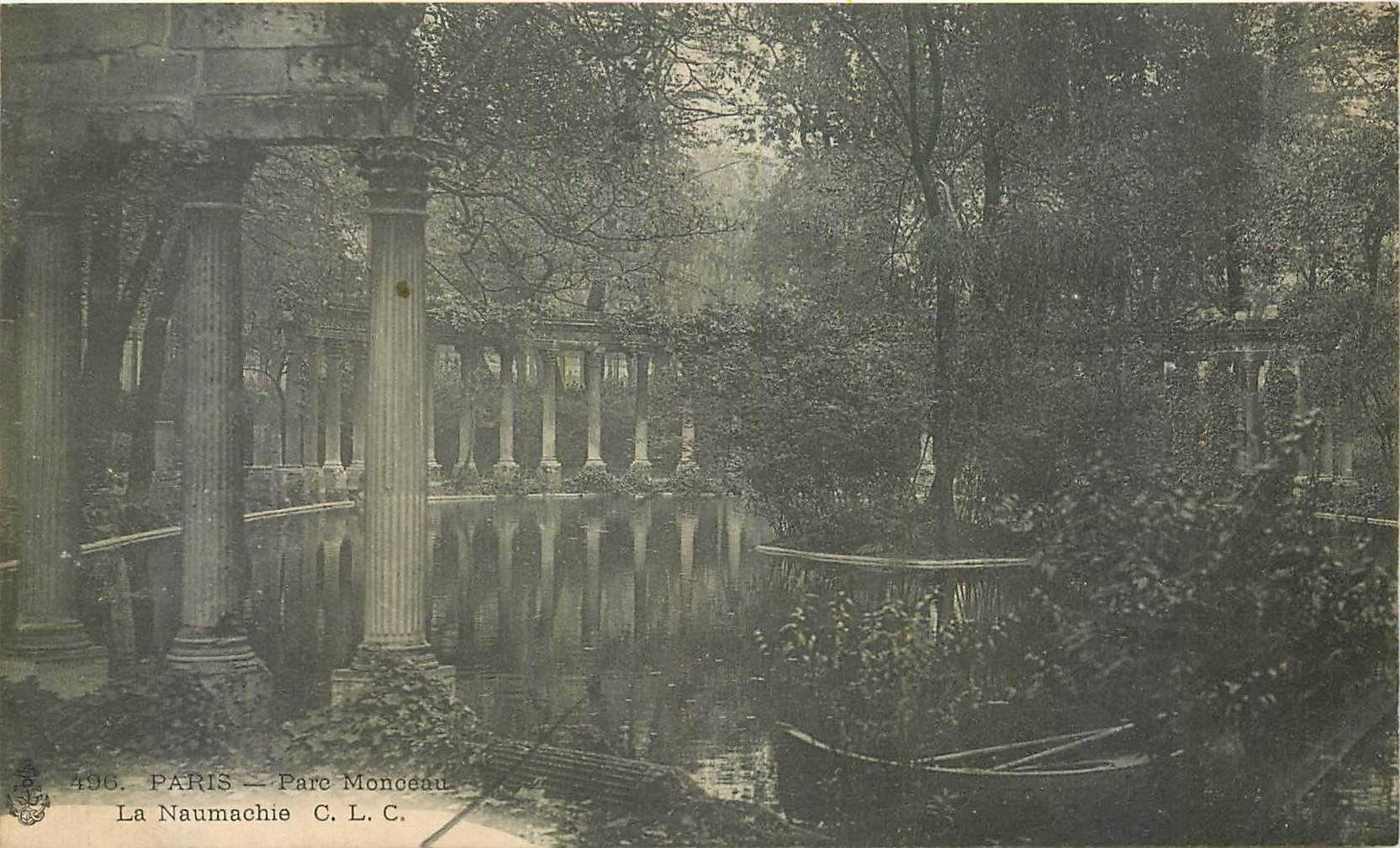 CPA Paris Parc Monceau La Naumachie 