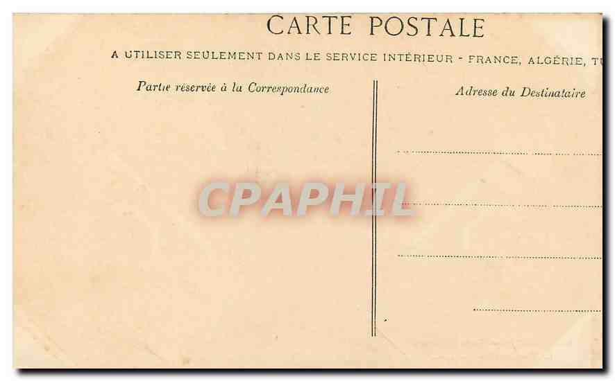 CPA Paris Parc Monceau La Naumachie  — Rückseite