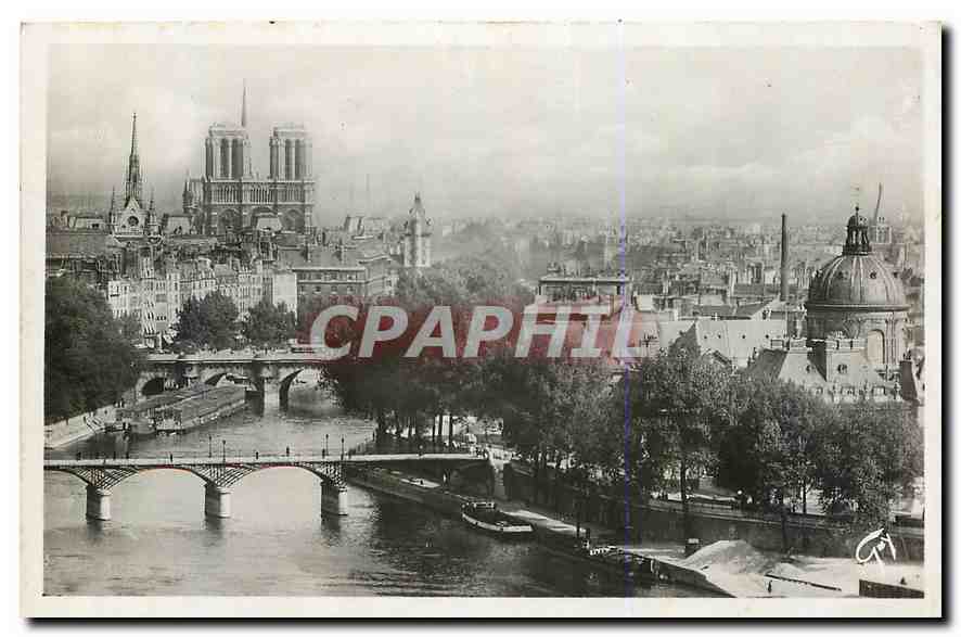 CPA Paris et ses Merveilles Perspective sur l'Ile de la Cite 