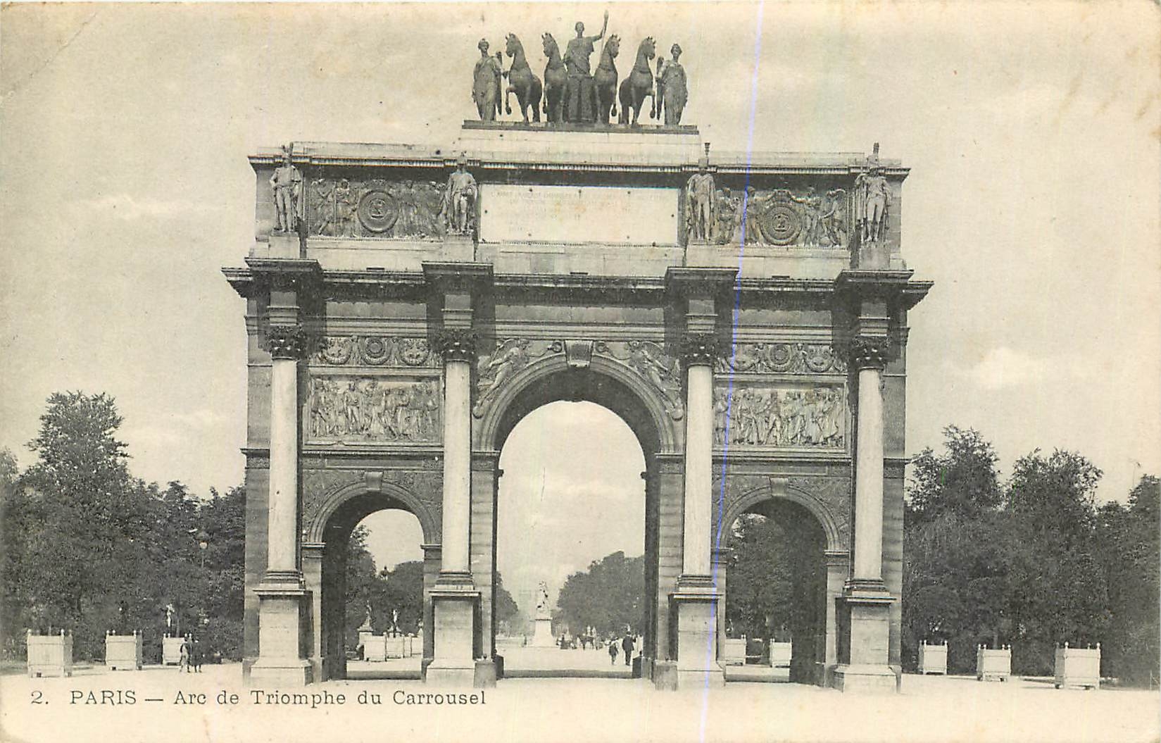 CPA Paris Arc de Triomphe du Carrousel 
