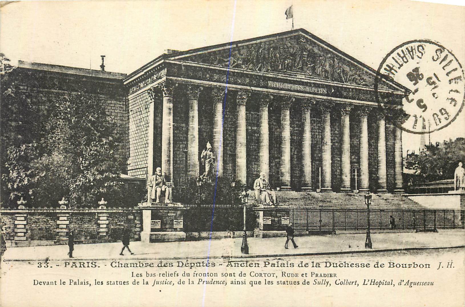 CPA Paris Chambre des Deputes Ancien Palais de la Duchesse de Bourbon 