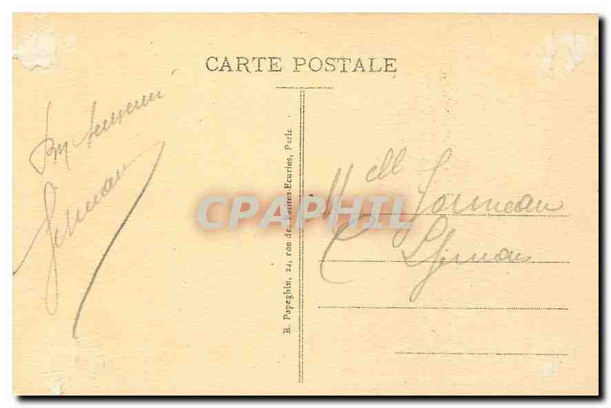 CPA Paris l'Arc de Triomphe du Carrousel  — Rückseite