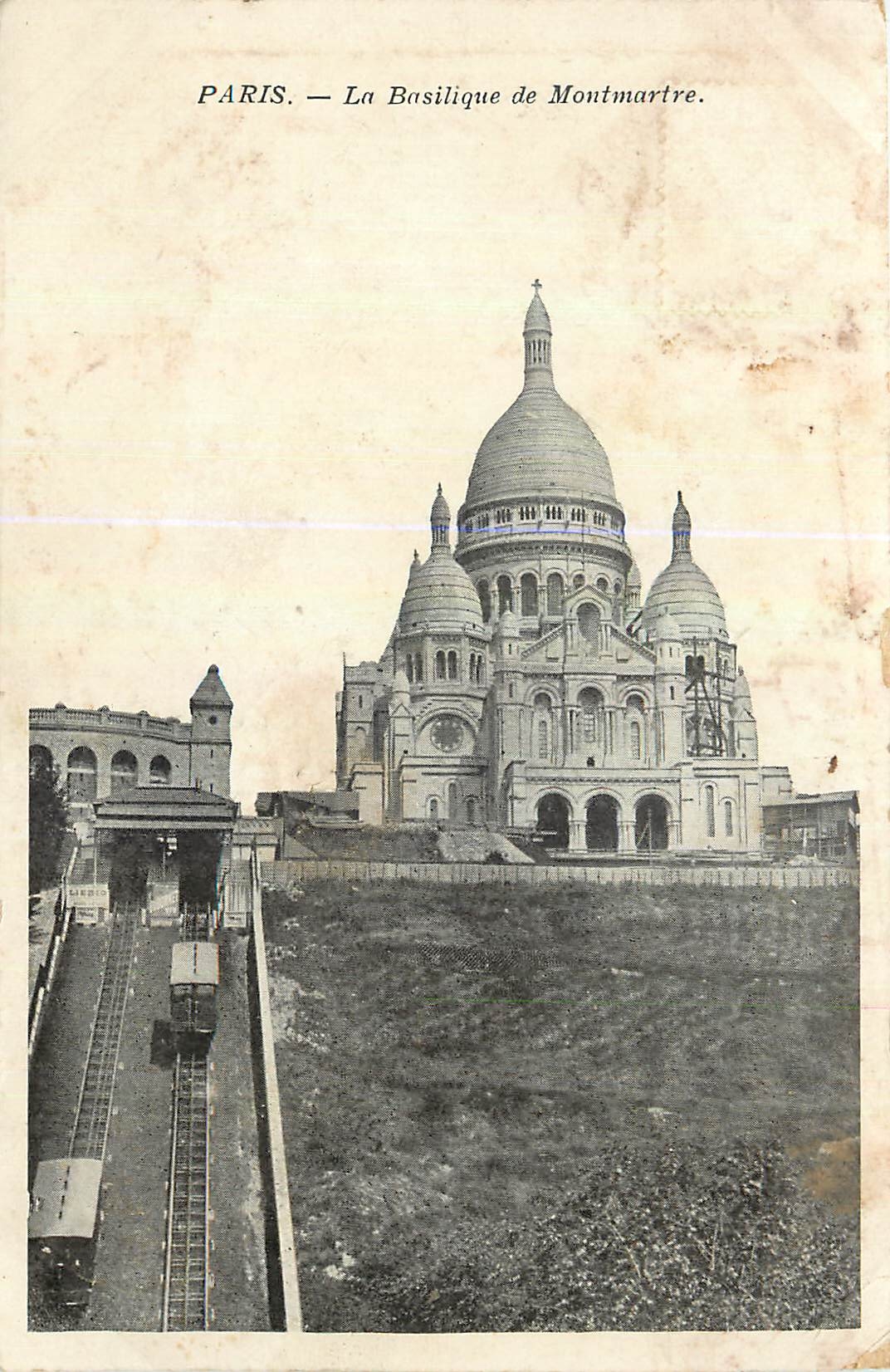 CPA Paris La Basilique de Montmartre 