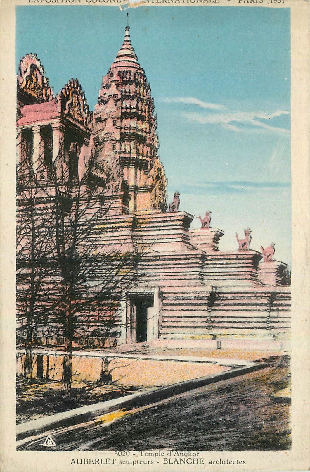 CPA Paris Exposition coloniale internationale 1931 Temple d'Angkor