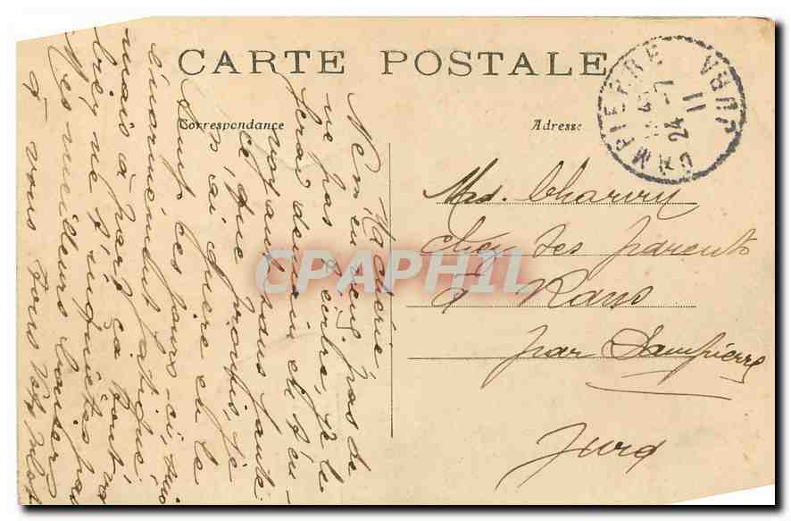 CPA Paris La Butte Montmartre et le Sacre Coeur  — Rückseite