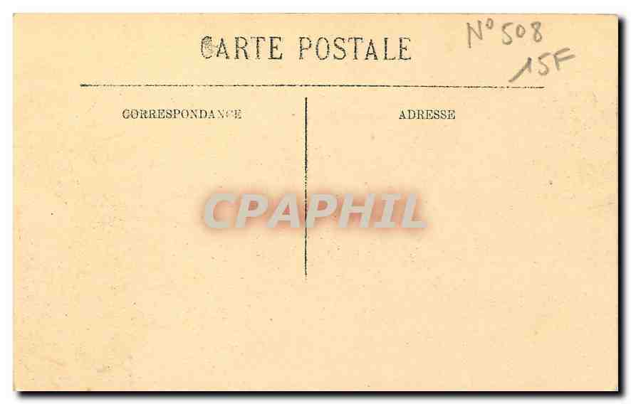 CPA Paris Le Grand Palais  — Verso