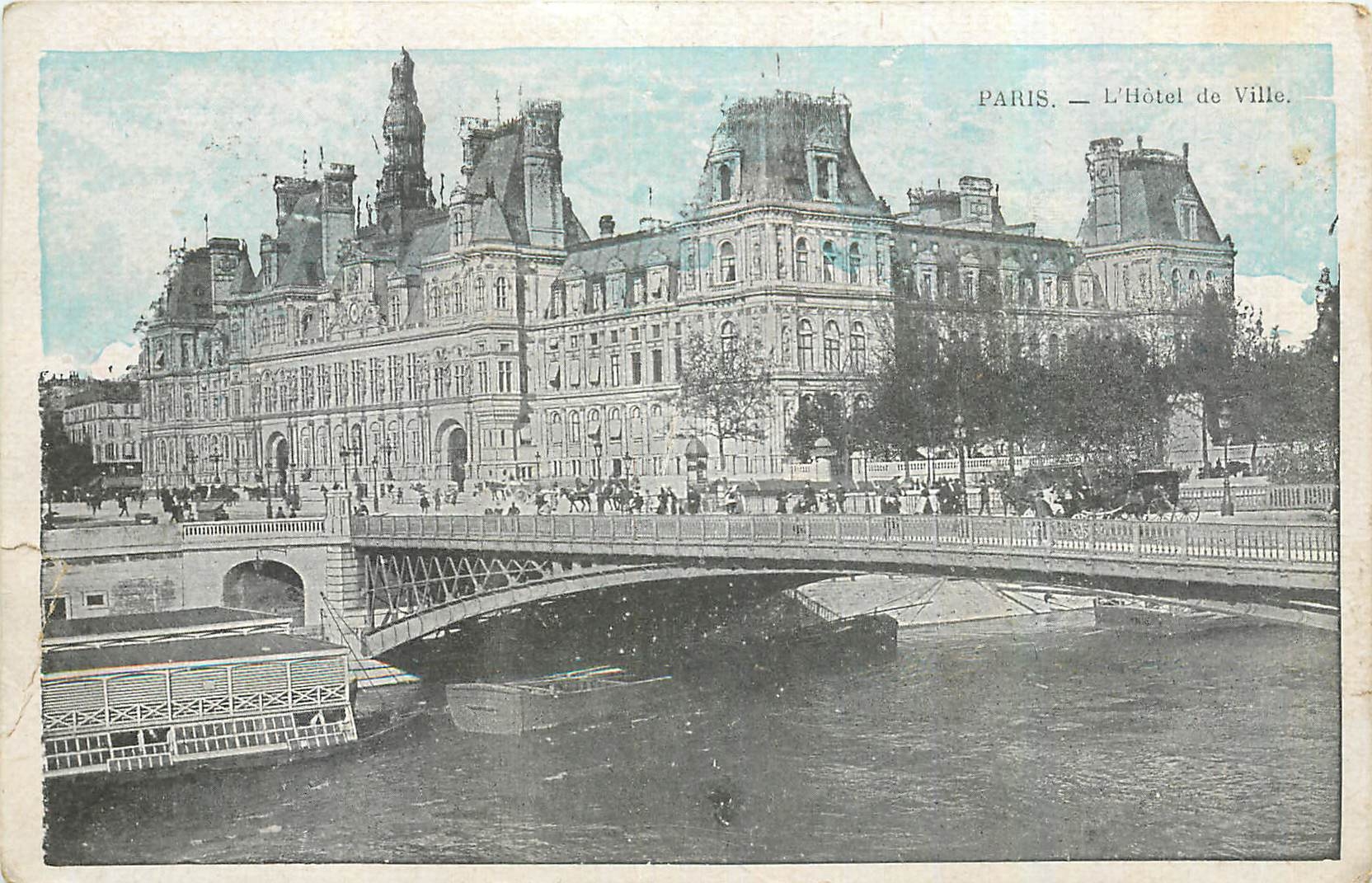 CPA Paris L'Hotel de Ville 