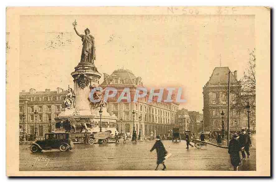 CPA Paris Place de la Republique 