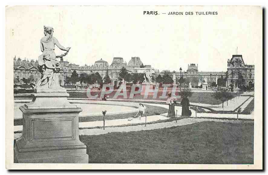 Paris — Jardin des Tuileries — Éditeur non identifié, n° de série non visible