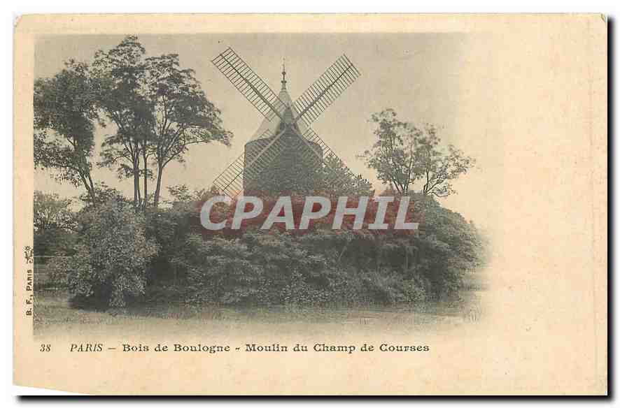 CPA Paris Bois de Boulogne Moulin du Champ de Courses 