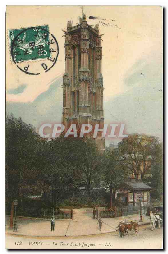 CPA Paris La Tour Saint Jacques 