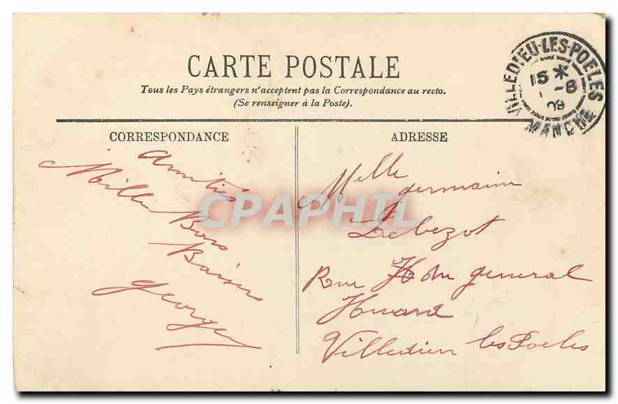CPA Paris La Tour Saint Jacques  — Verso