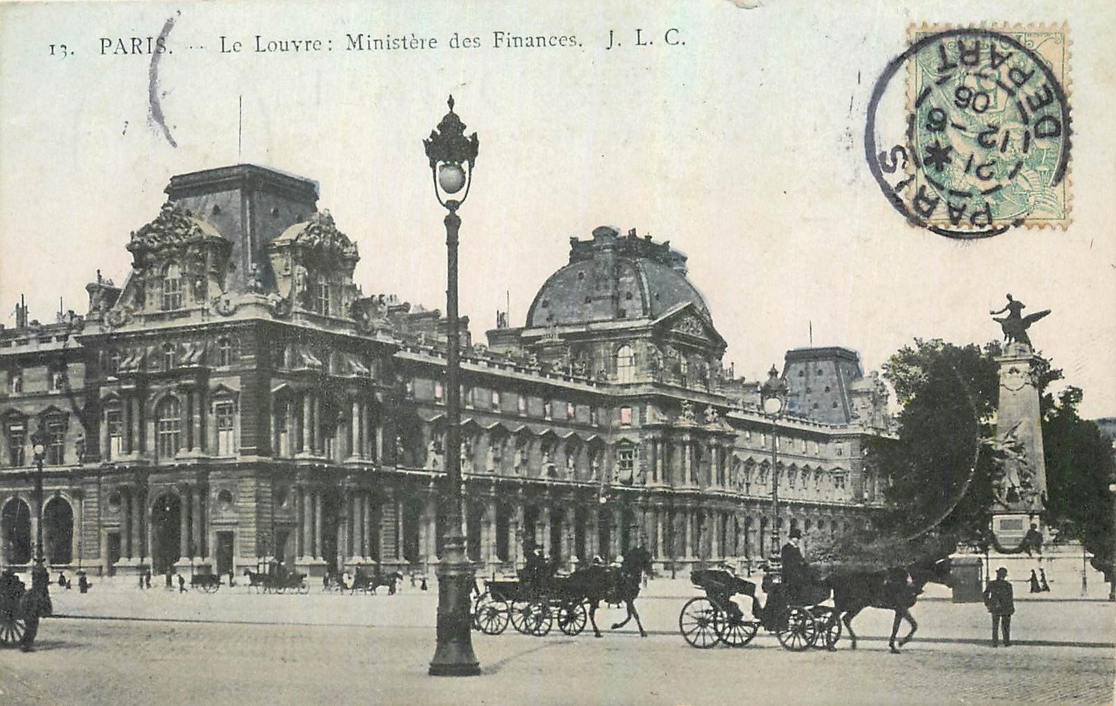 CPA Paris Le Louvre Ministere des Finances 