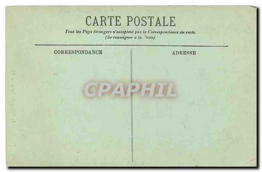 CPA Paris Le Bois de Boulogne  — Rückseite