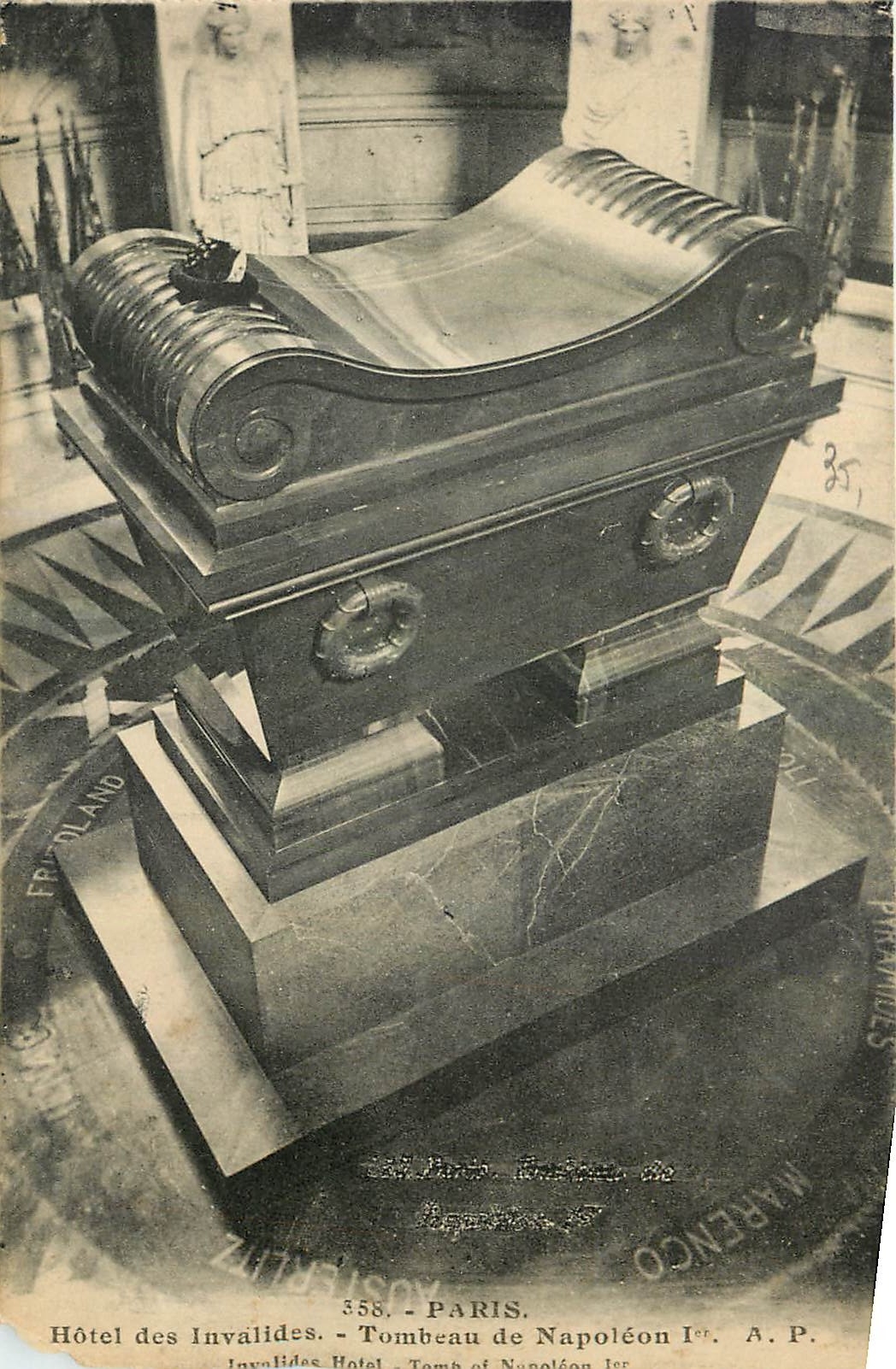 Hôtel des Invalides - Tombeau de Napoléon Ier - Éditeur Friedland, n° 558