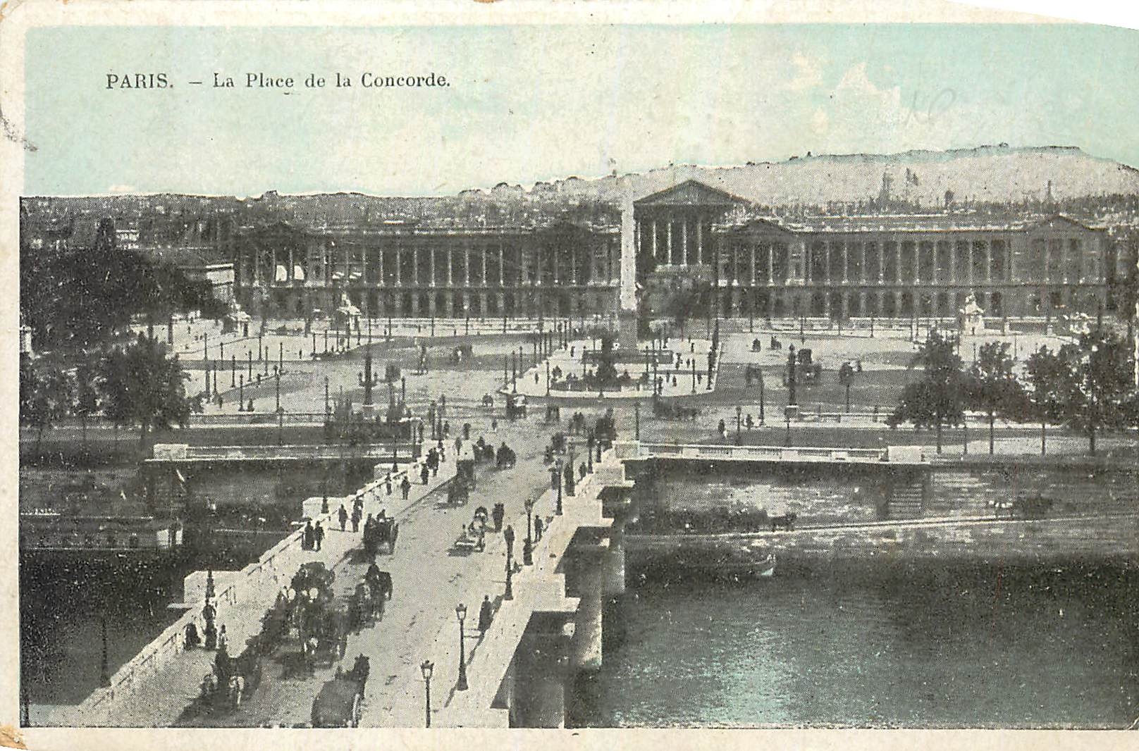 CPA Paris La Place de la Concorde 
