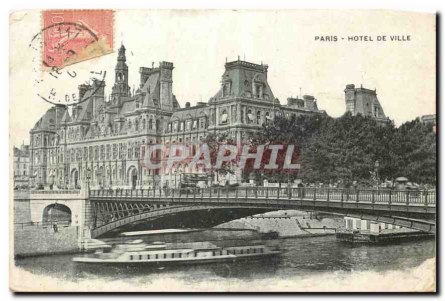 CPA Paris Hotel de Ville 