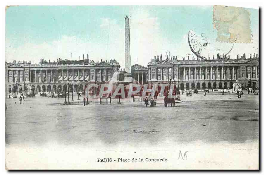 CPA Paris Place de la Concorde 
