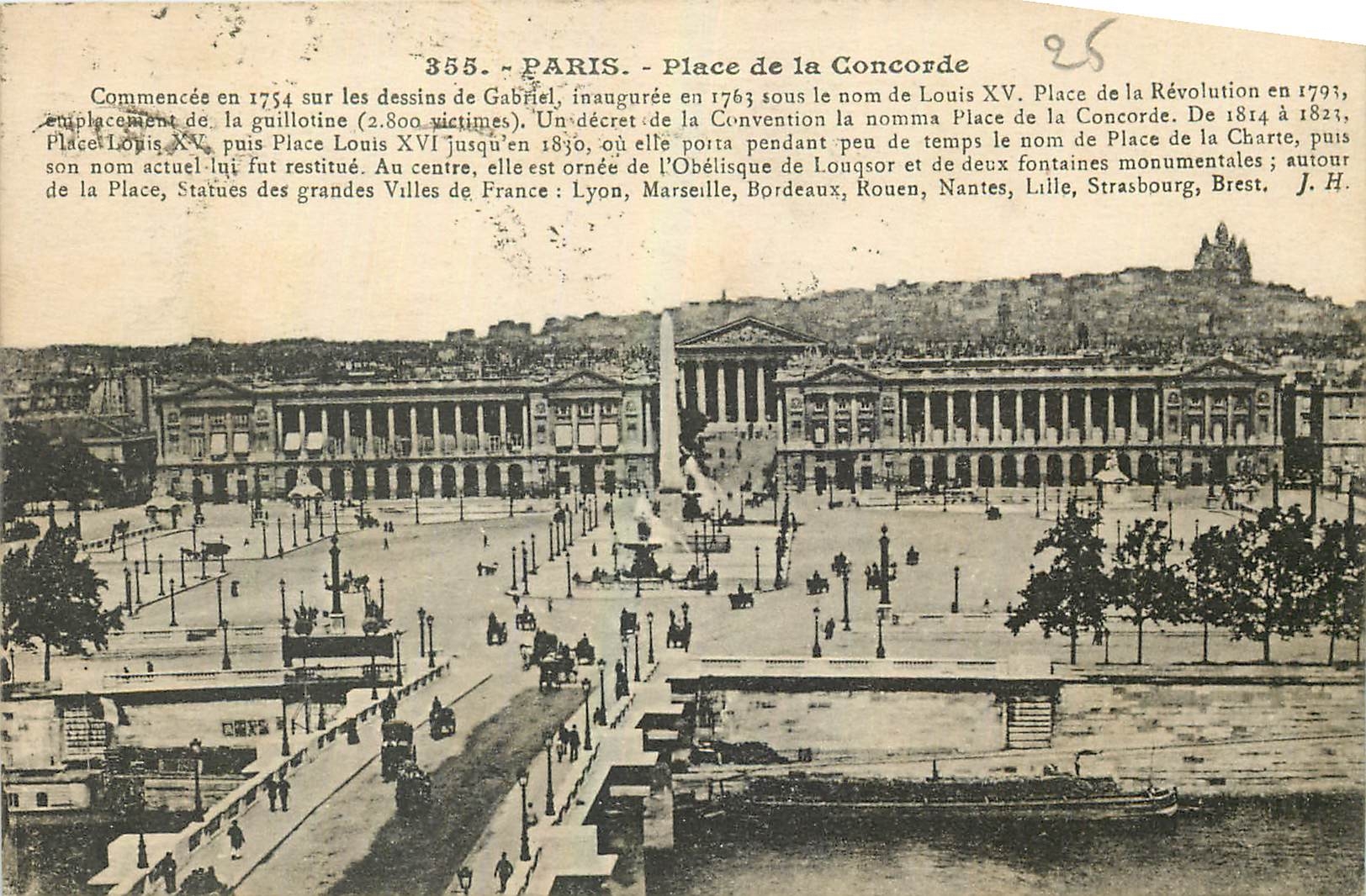 CPA Paris Place de la Concorde 
