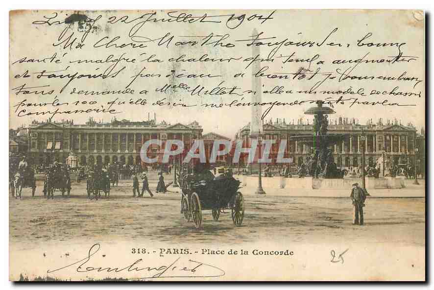 CPA Paris Place de la Concorde 