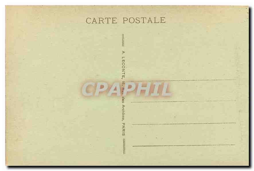CPA Paris Le Trocadero  — Rückseite