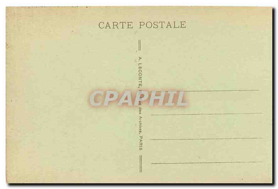 CPA Paris Tombeau du Soldat Inconnu  — Rückseite