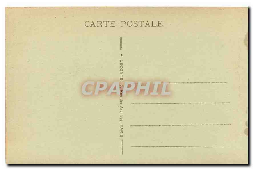 CPA Paris Arc de Triomphe  — Rückseite