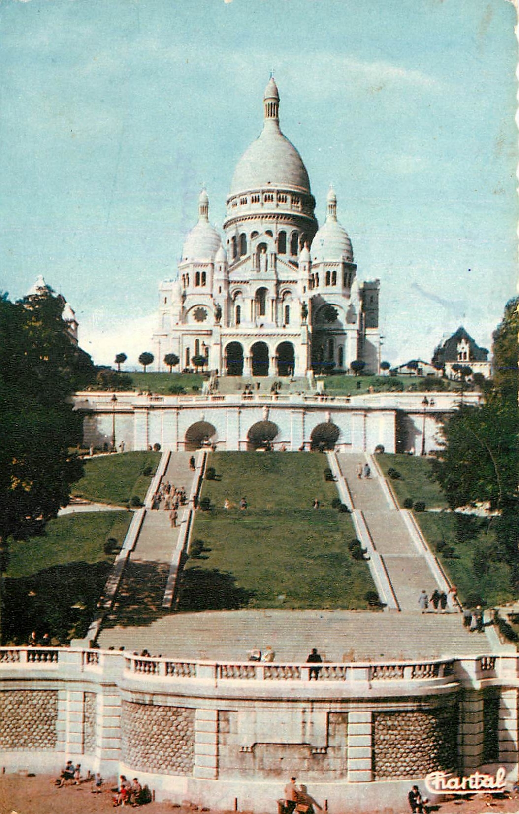 CPA Paris Basilique du Sacre Coeur 