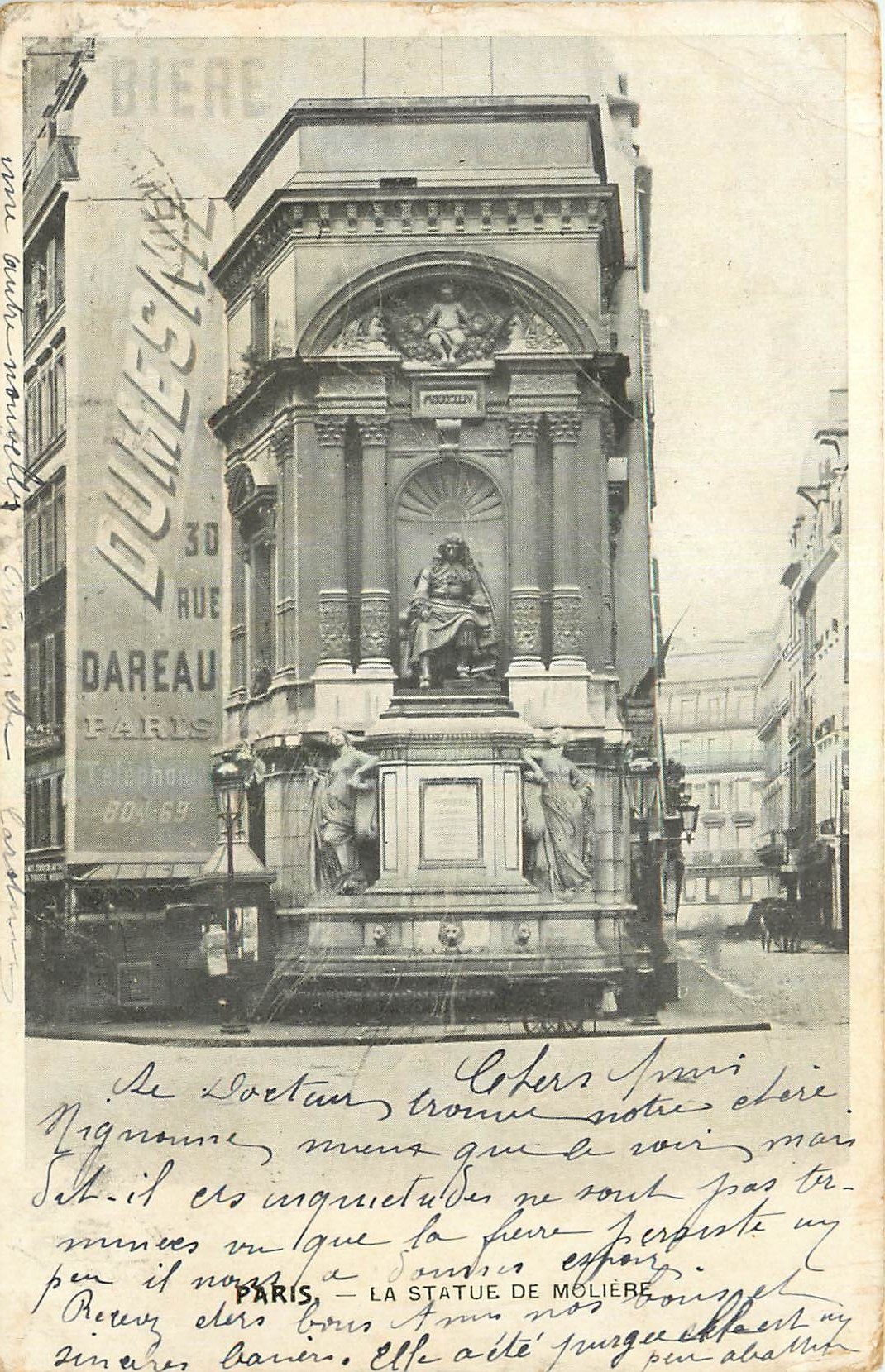 CPA Paris La Statue de Moliere Dumesnil