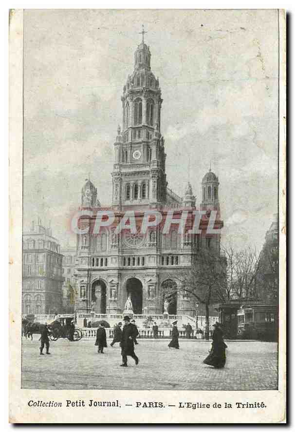 CPA Petit Journal Paris L'Eglise de la Trinite 