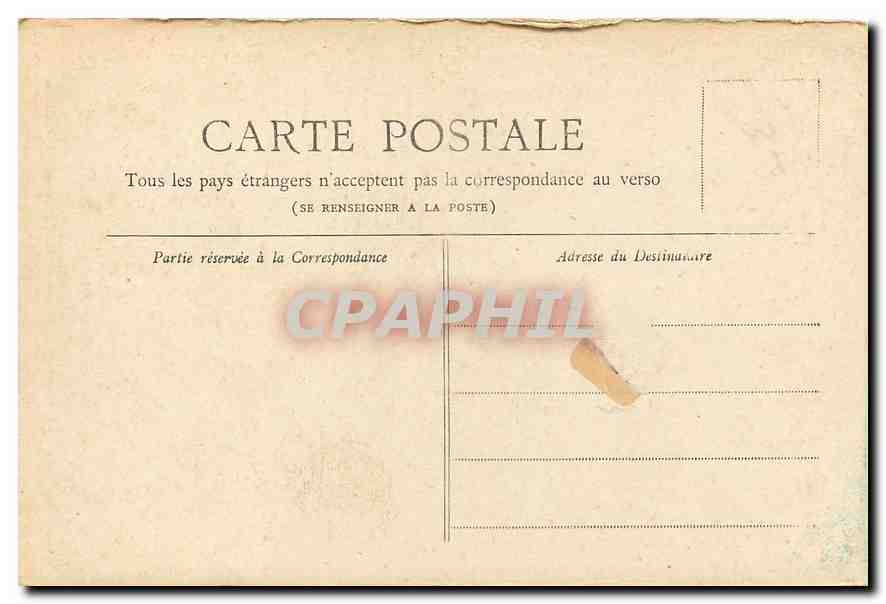 CPA Paris l'Eglise de la Trinite  — Verso