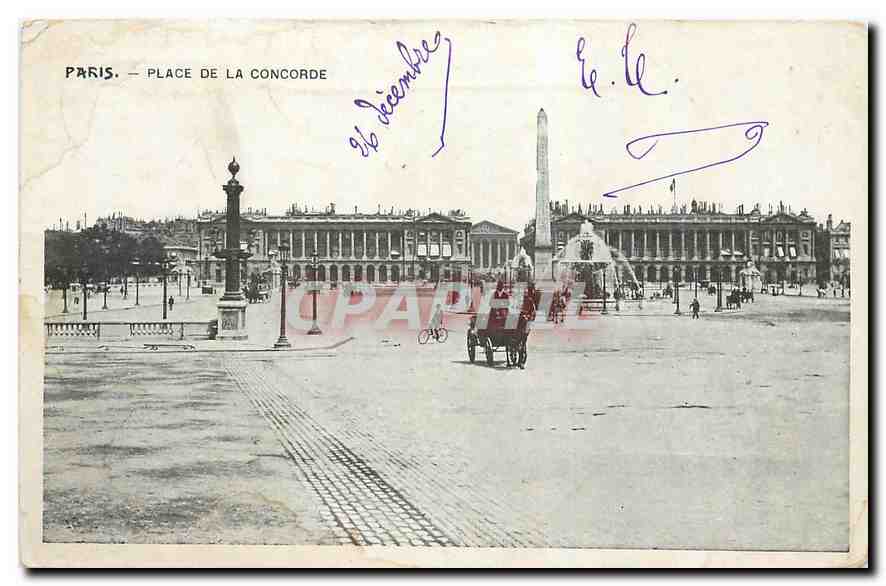 CPA Paris Place de la Concorde 