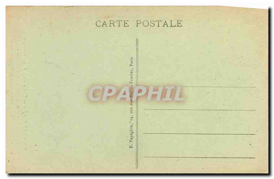 CPA Paris Notre Dame La Facade  — Rückseite