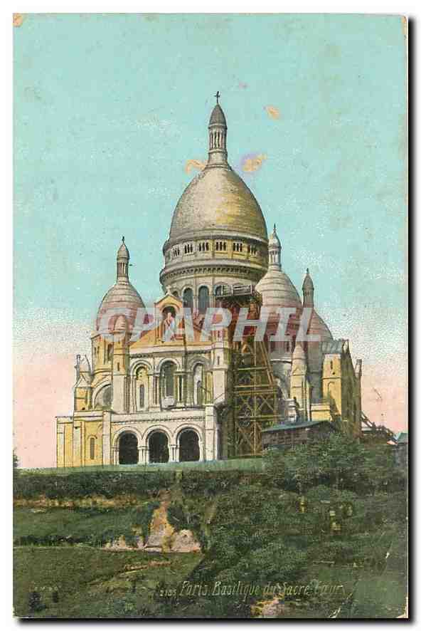 CPA Paris Basilique du Sacre Coeur 