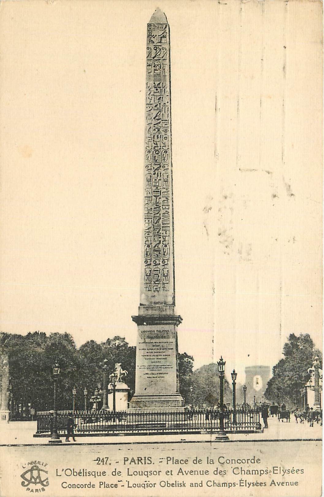 CPA Paris Place de la Concorde 