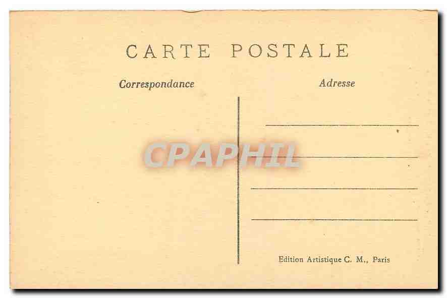 CPA Paris Notre Dame doit sa fondation a Childebert  — Rückseite