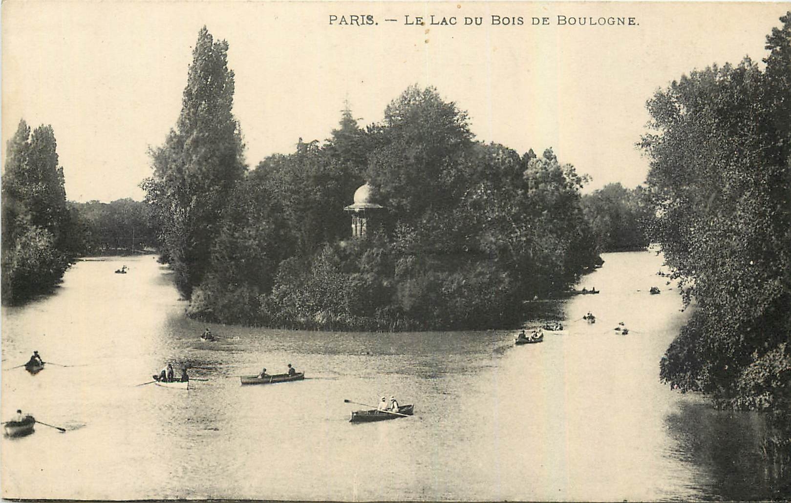 CPA Paris Le Lac du Bois de Boulogne 